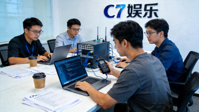 C7娱乐客户端技术团队进行安全合规检查的工作场景